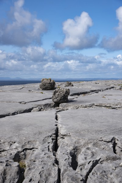 Ireland, Clare County, Burren, Limestone landscape
