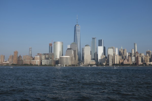 USA, New York State, New York City, Clear sky above Manhattan