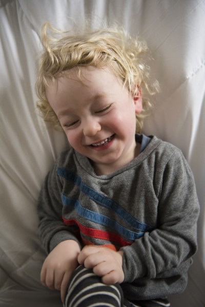 Boy smiling
