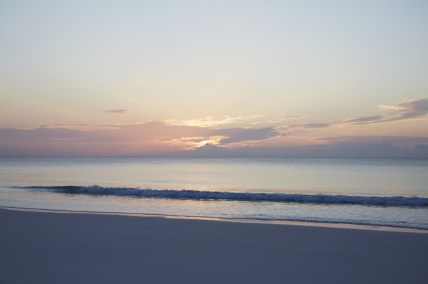 Beach at sunset