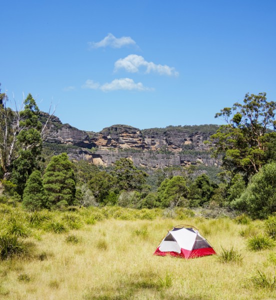 Tent in Blue Mounains