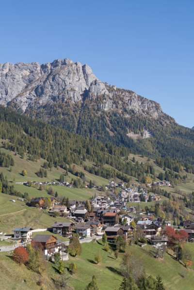 Village in the Dolomites, South Tyrol, Italy