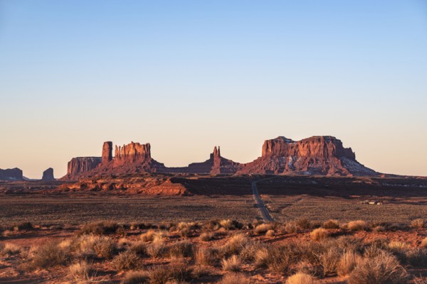 Landscape of Monument Valley in Utah, USA