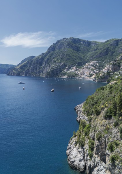 Coastline of Amalfi Coast, Italy