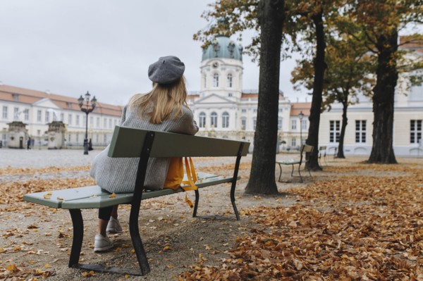 Young woman by Charlottenburg Palace