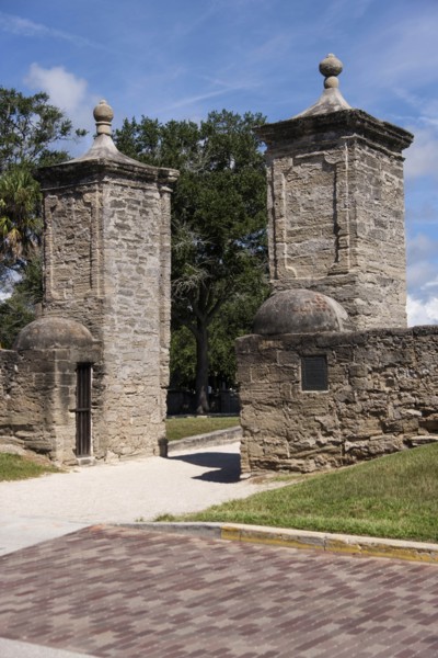 Old city gates of St. Augustine