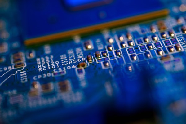 Close-up of circuit board