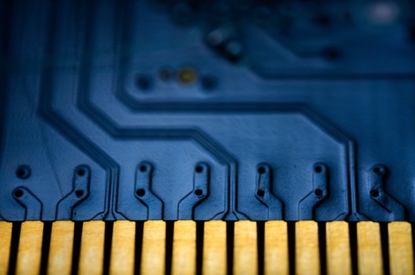 Close-up of circuit board