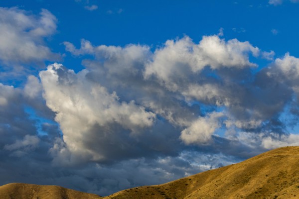 Cloud over Bosie Foothills in Boise, Idaho, USA