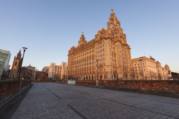Royal Liver Building in Liverpool, England