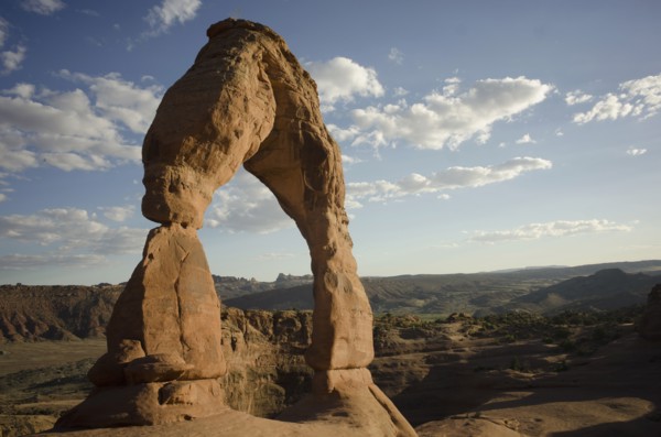 Natural arch in Monument Valley, Arizona