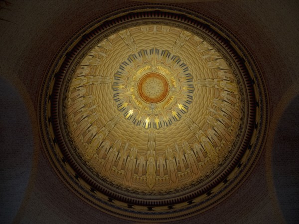 Low angle view of the Australian War Memorial in Canberra, Australia