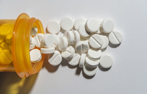 Knocked over bottle of pills