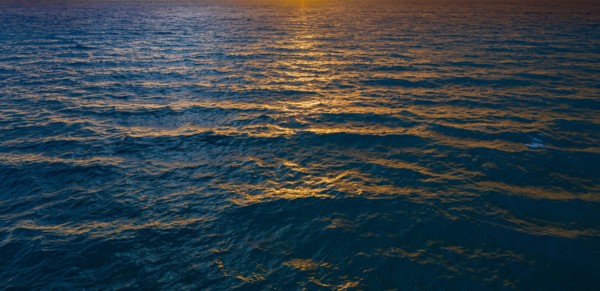 Seascape at sunset