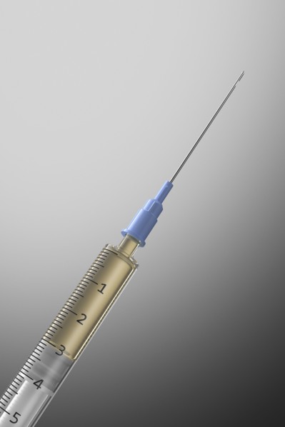 Studio shot of Corona virus vaccine