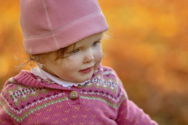 Portrait of baby girl