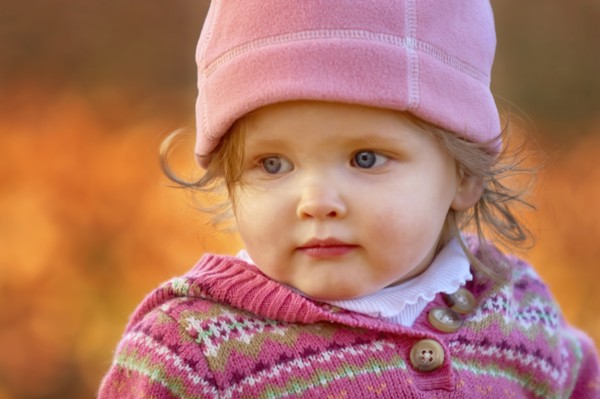 Portrait of baby girl