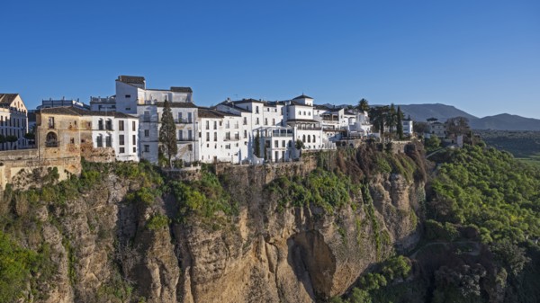 Spain, Ronda, Old town on cliff