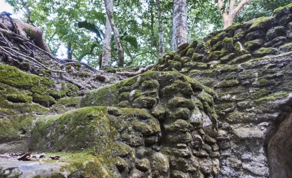 Belize, View of ancient ruins