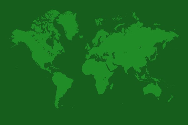 Green World map