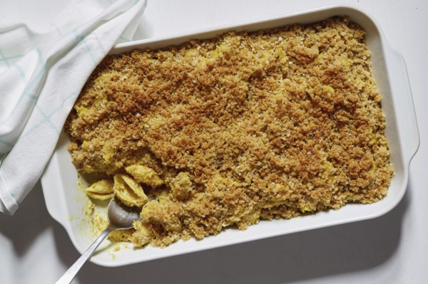 Close-up of casserole in dish