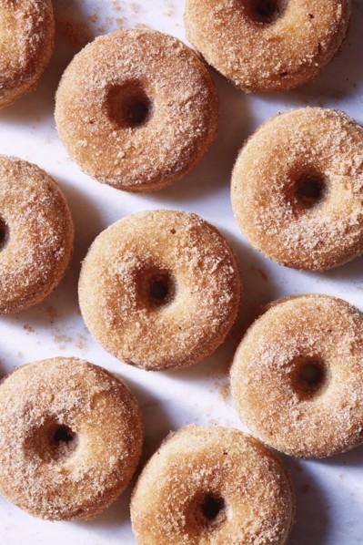 Close-up of donuts