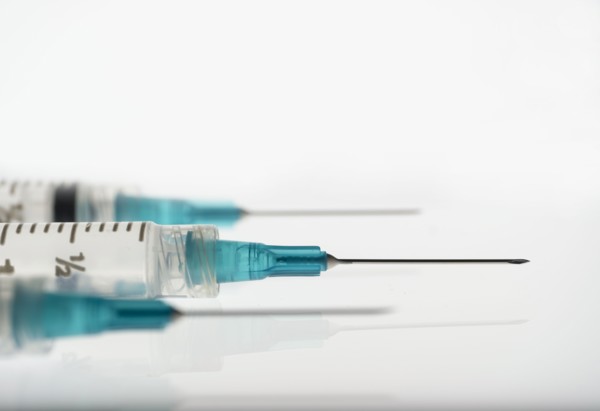 Studio shot of syringes with needles