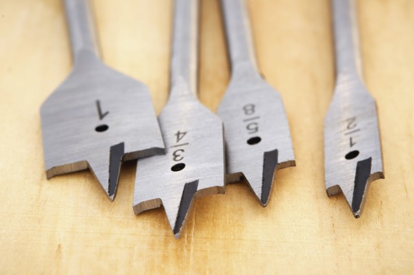 Detail of drill bits