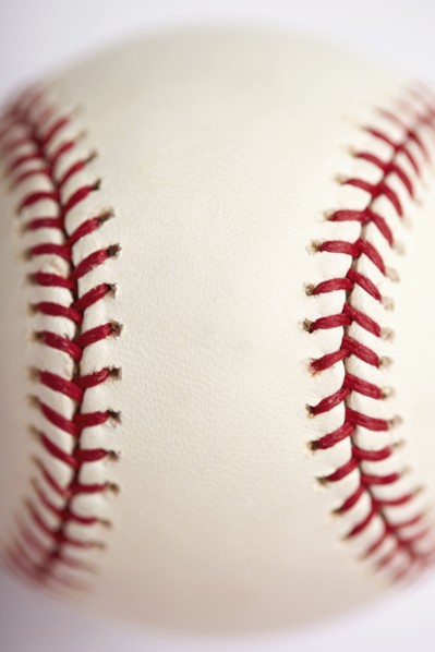 Close up of baseball