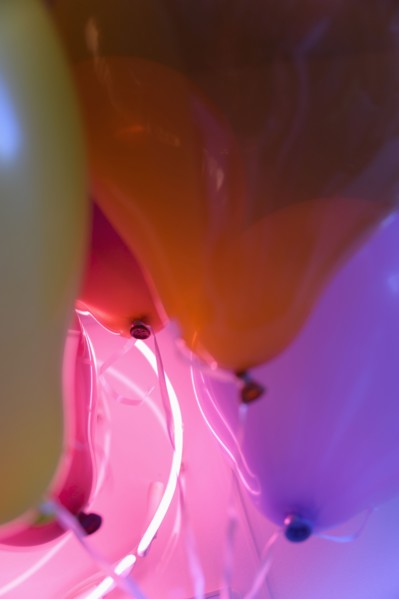Bunch of colorful balloons