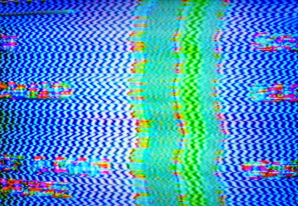 Close-up of television static