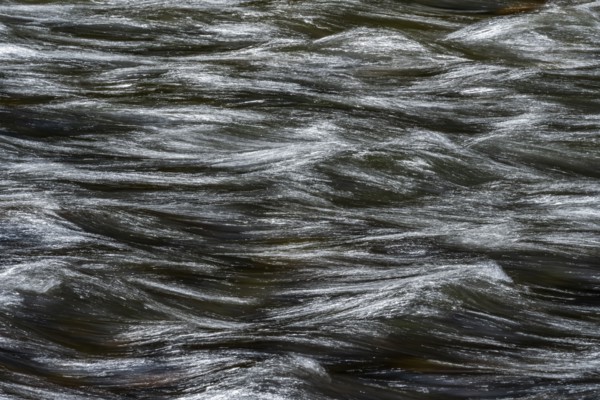 Motion blurred water of Salmon River