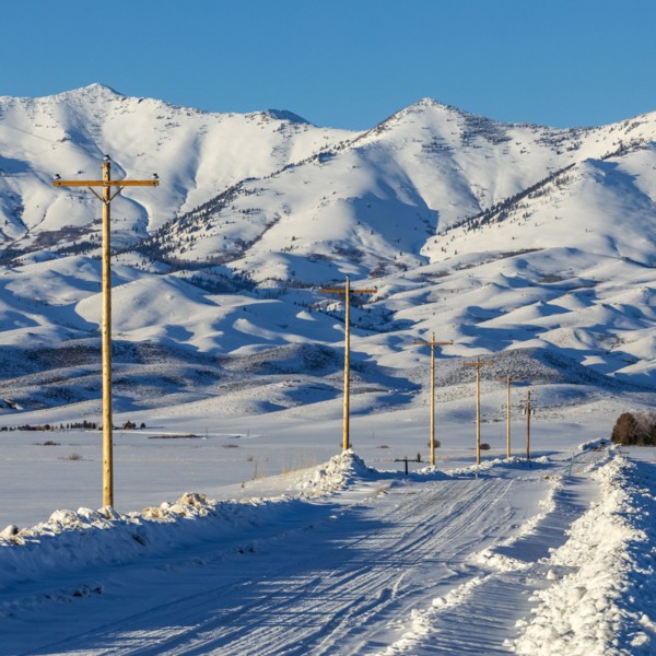 Road leading to Soldier Mountain