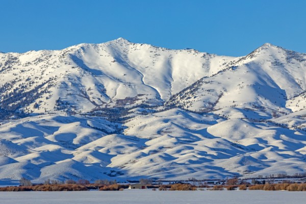 Scenic view of Soldier Mountain