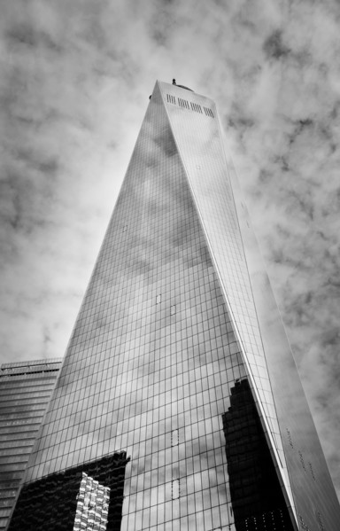 Low angle view of One World Trade Center