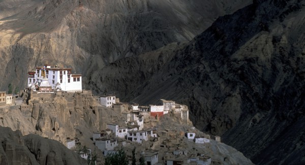 Buddhist Lamayuru Monastery in Himalayas
