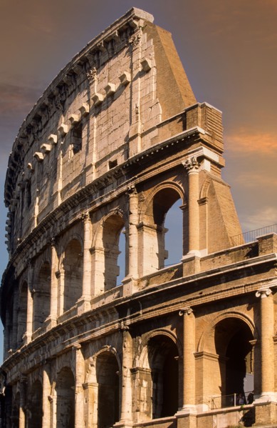 Architectural detail of Coliseum