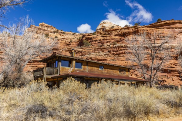 Single family home in canyon in Grand Staircase-Escalante National Monument