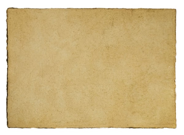 Old sheet of paper