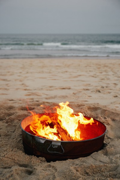 Bonfire at beach