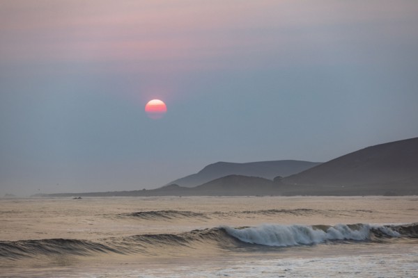 Beach at sunset