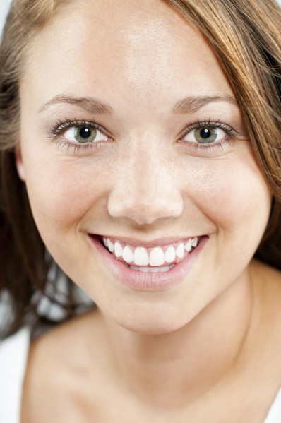 Caucasian woman smiling