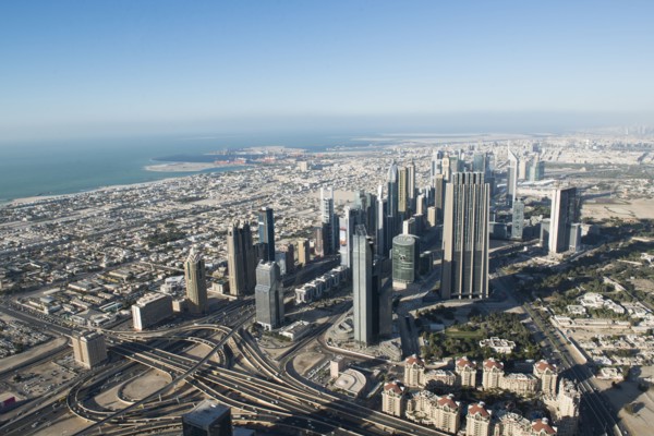 Aerial view of cityscape