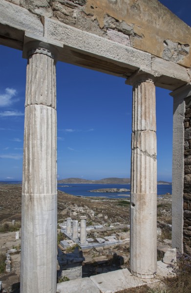 Pillars and ruin walls