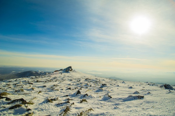 Mountain in winter