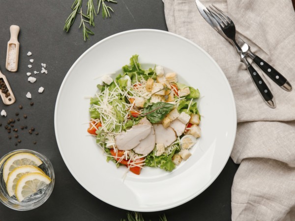 Salad with meat