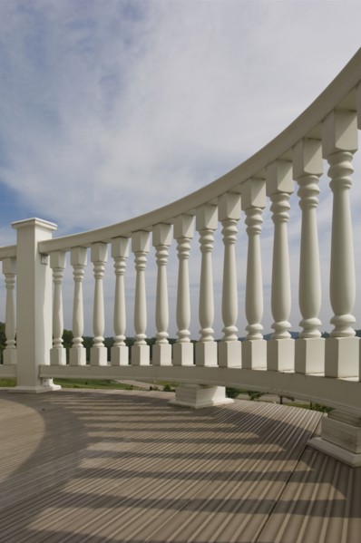 Traditional porch railing