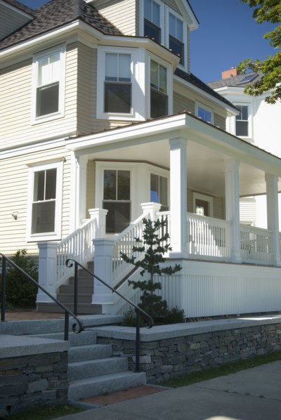 Traditional home with large front porch