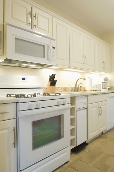 Light colored traditional kitchen
