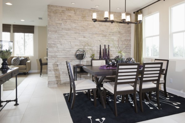 Dining table in middle class house
